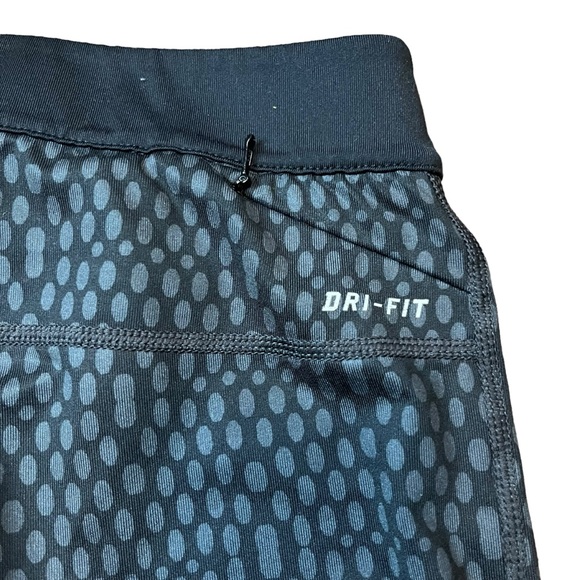 Nike Gray Spotted Full Length Leggings Size L Women - Picture 2 of 10